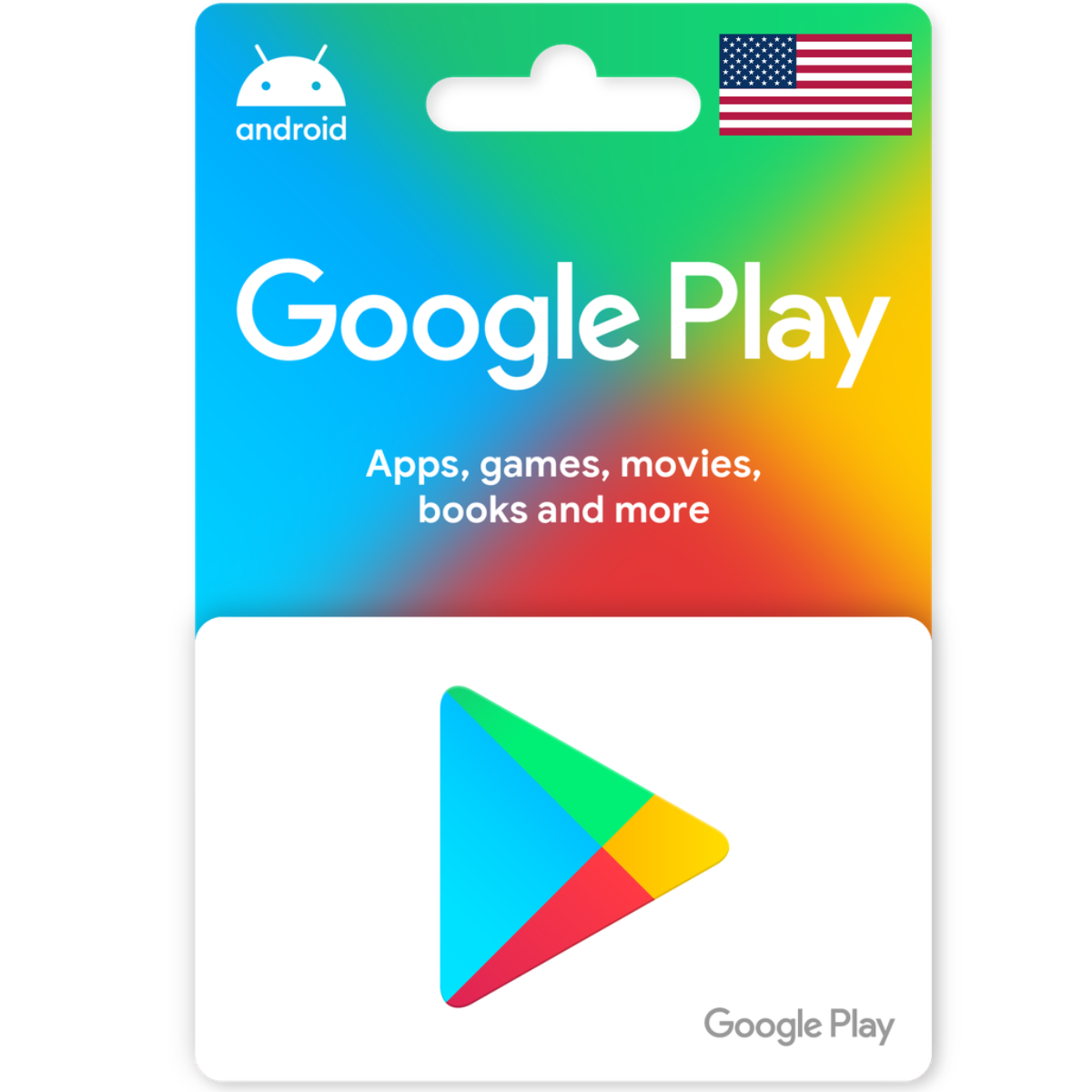 Google Play Store Gift Card USA $5