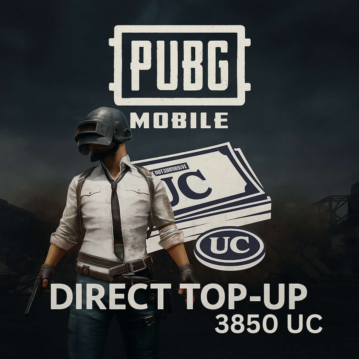 PUBG Mobile 3850 UC [ DIRECT TOP-UP ] ✨ OFFICIAL ✨