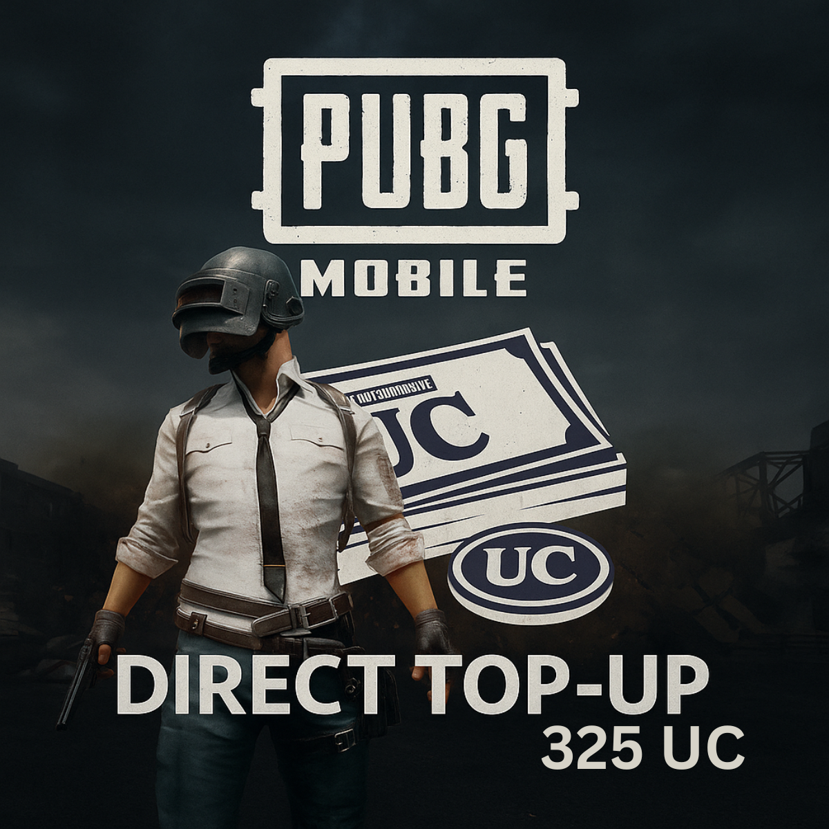 Pubg Mobile 325 UC [ DIRECT TOP-UP ] ✨ OFFICIAL ✨