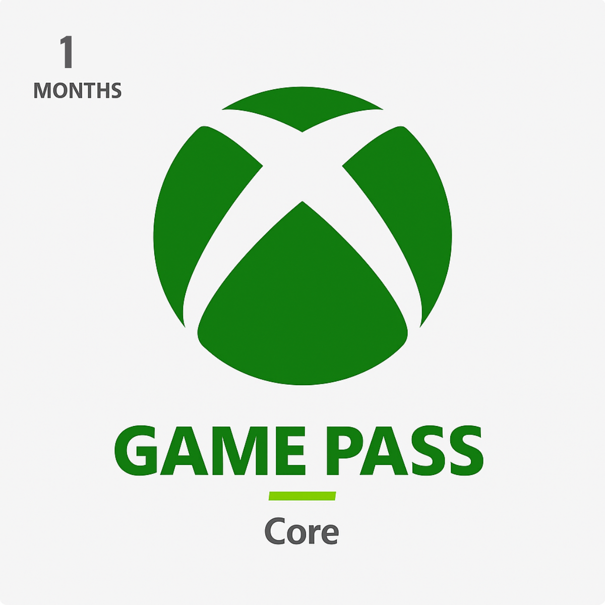 Xbox Game Pass Core - 1 Month Subscription
