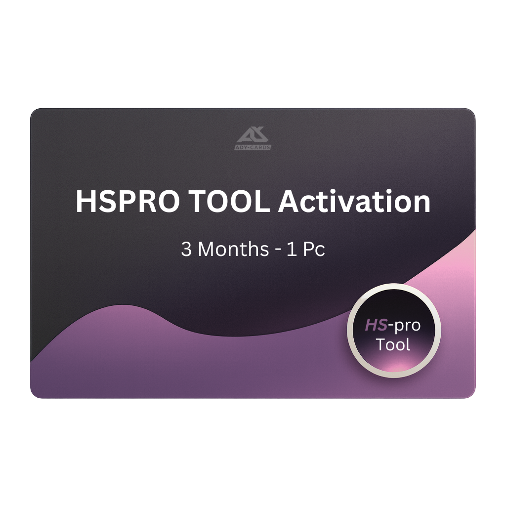 HS-PRO HSPRO TOOL Activation [3 Months - 1 Pc]