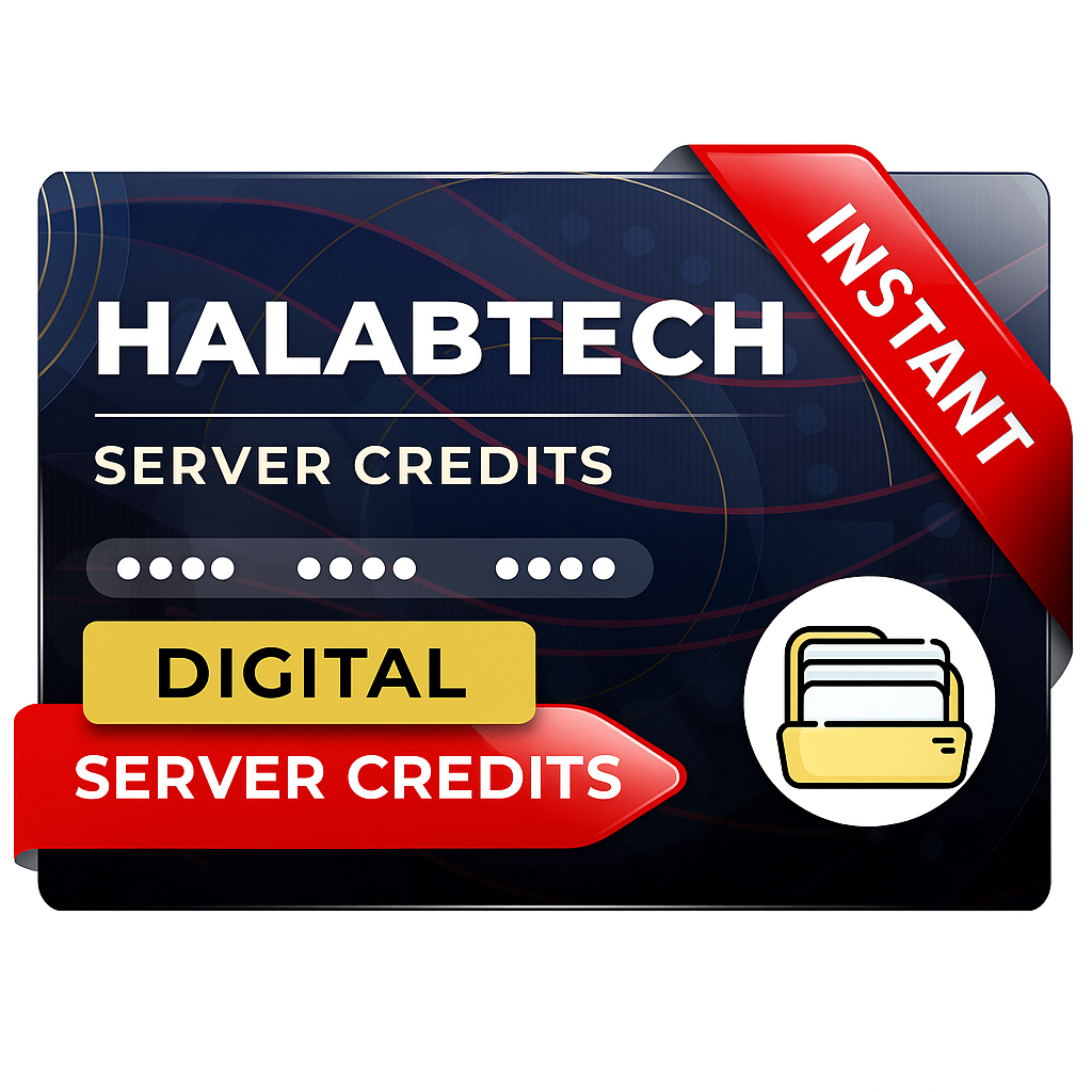 HalabTech Credits Any Quantity (instant)