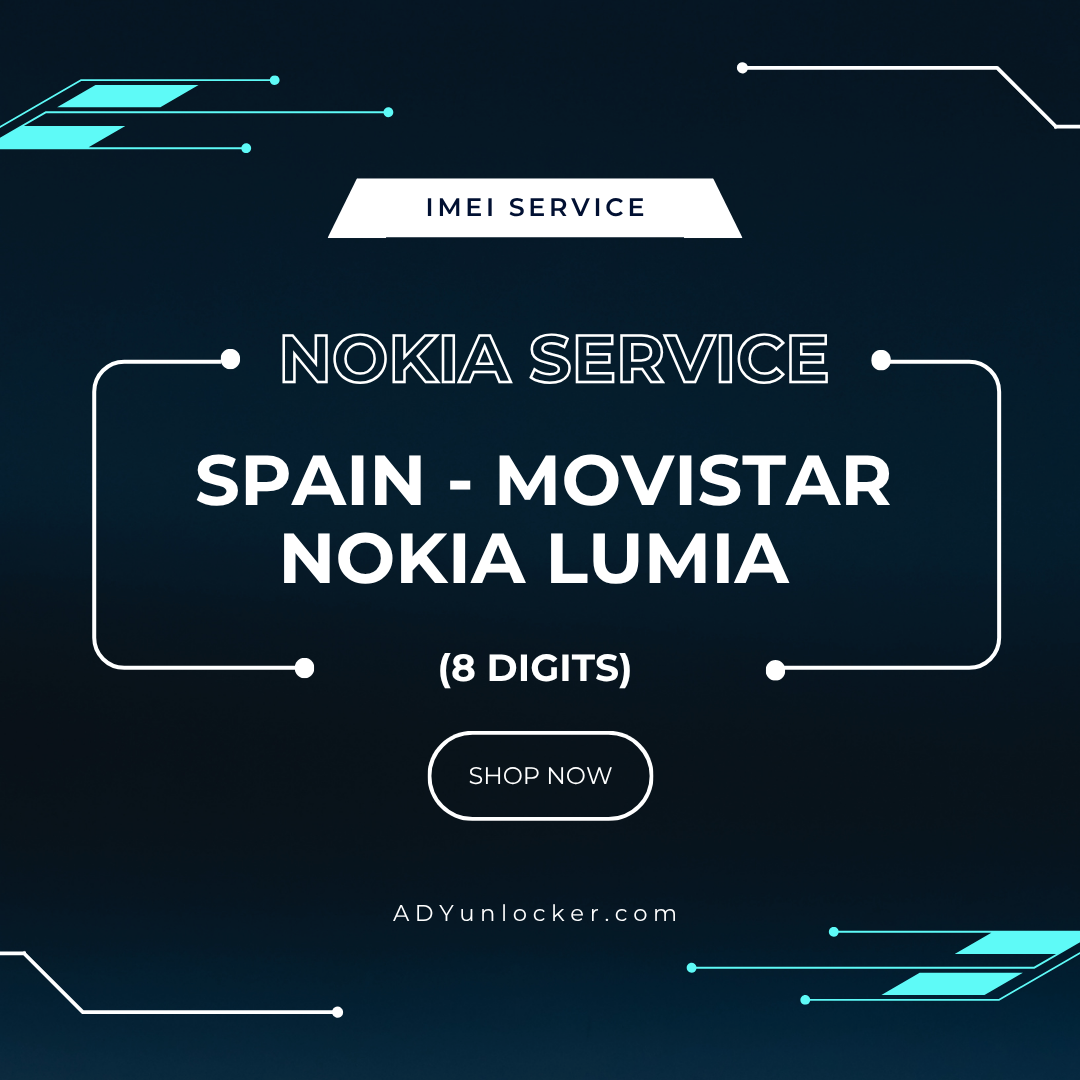 Spain - Movistar Nokia Lumia (8 Digits)