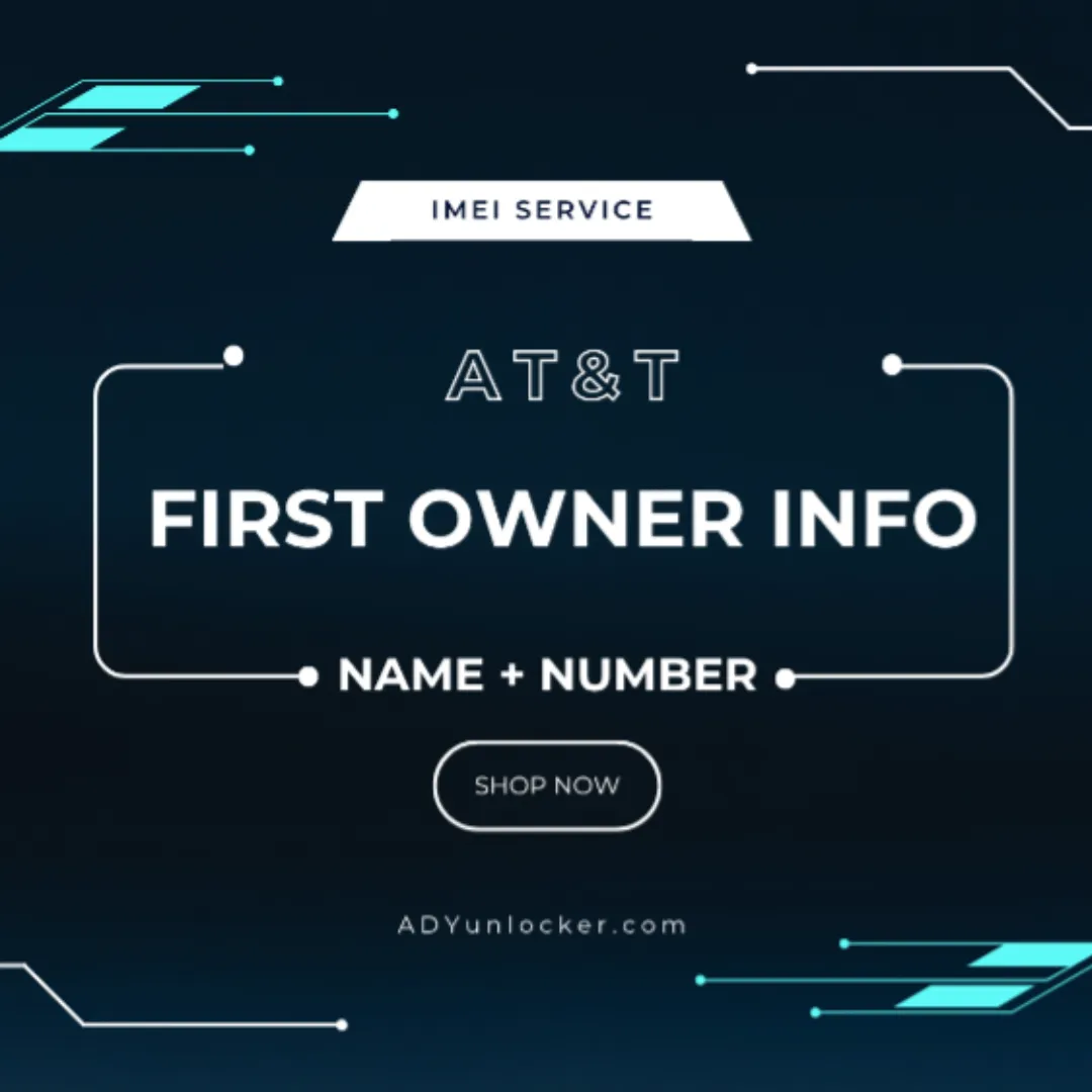 AT&T First Owner Info Name + Number