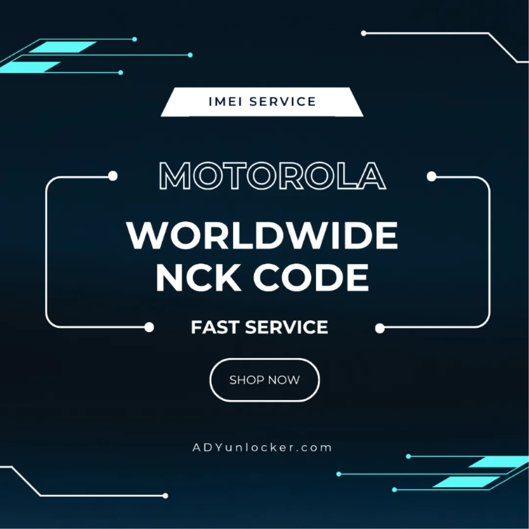**PROMOTION** Motorola - Worldwide NCK Code Instant