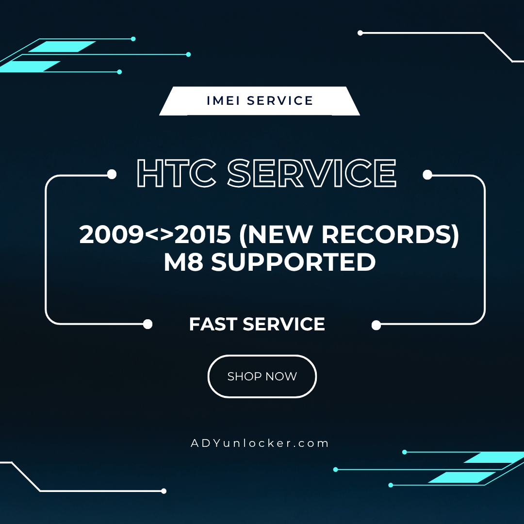 HTC 20092015 (New Records) M8 Supported