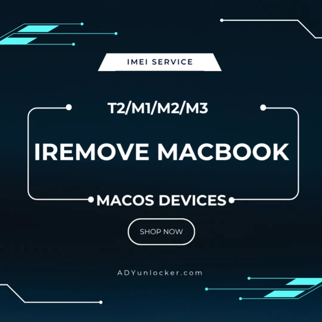 iRemove MDM Bypass For T2/M1/M2/M3 MACOS Devices