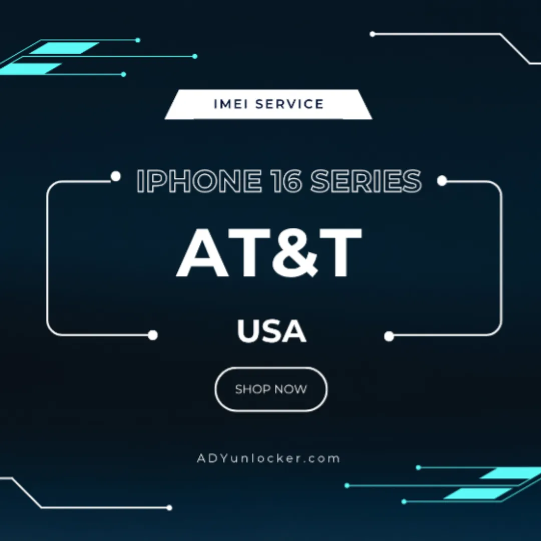 USA AT&T iPhone 16 Series Only(GO PHONE)Exclusive