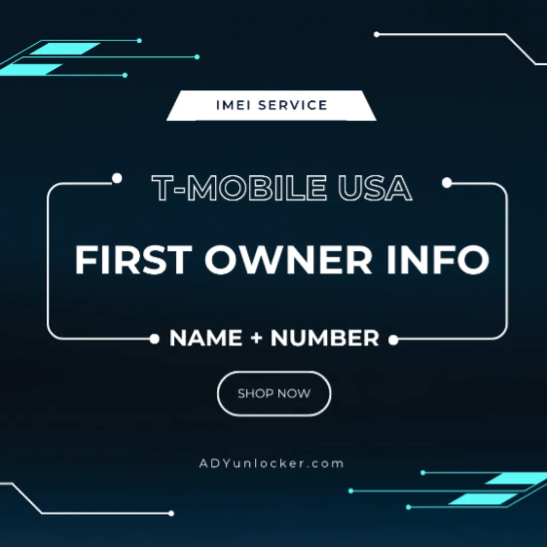 T-Mobile USA First Owner Info Name + Number