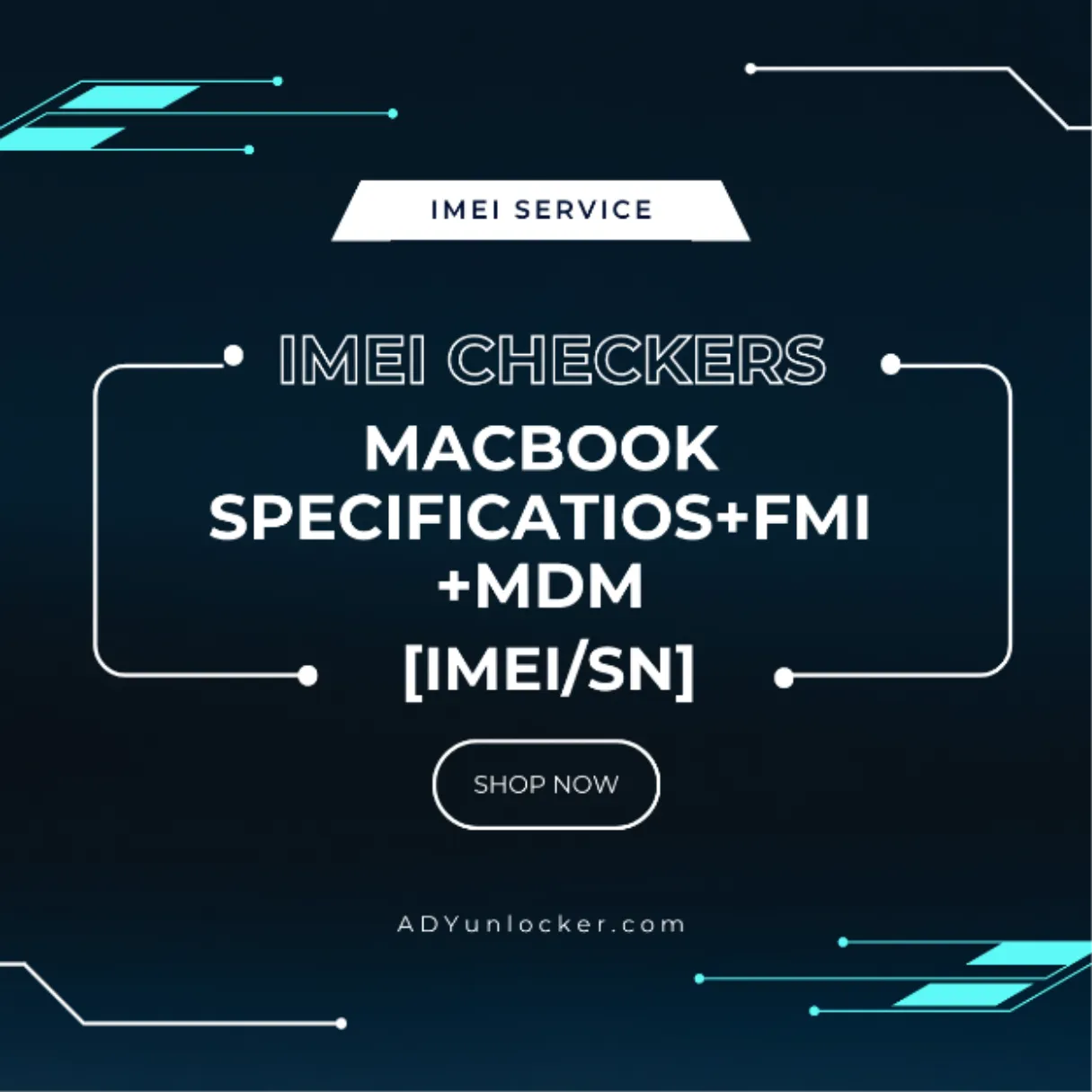 MacBook Specifications + FMI + MDM [IMEI/SN]