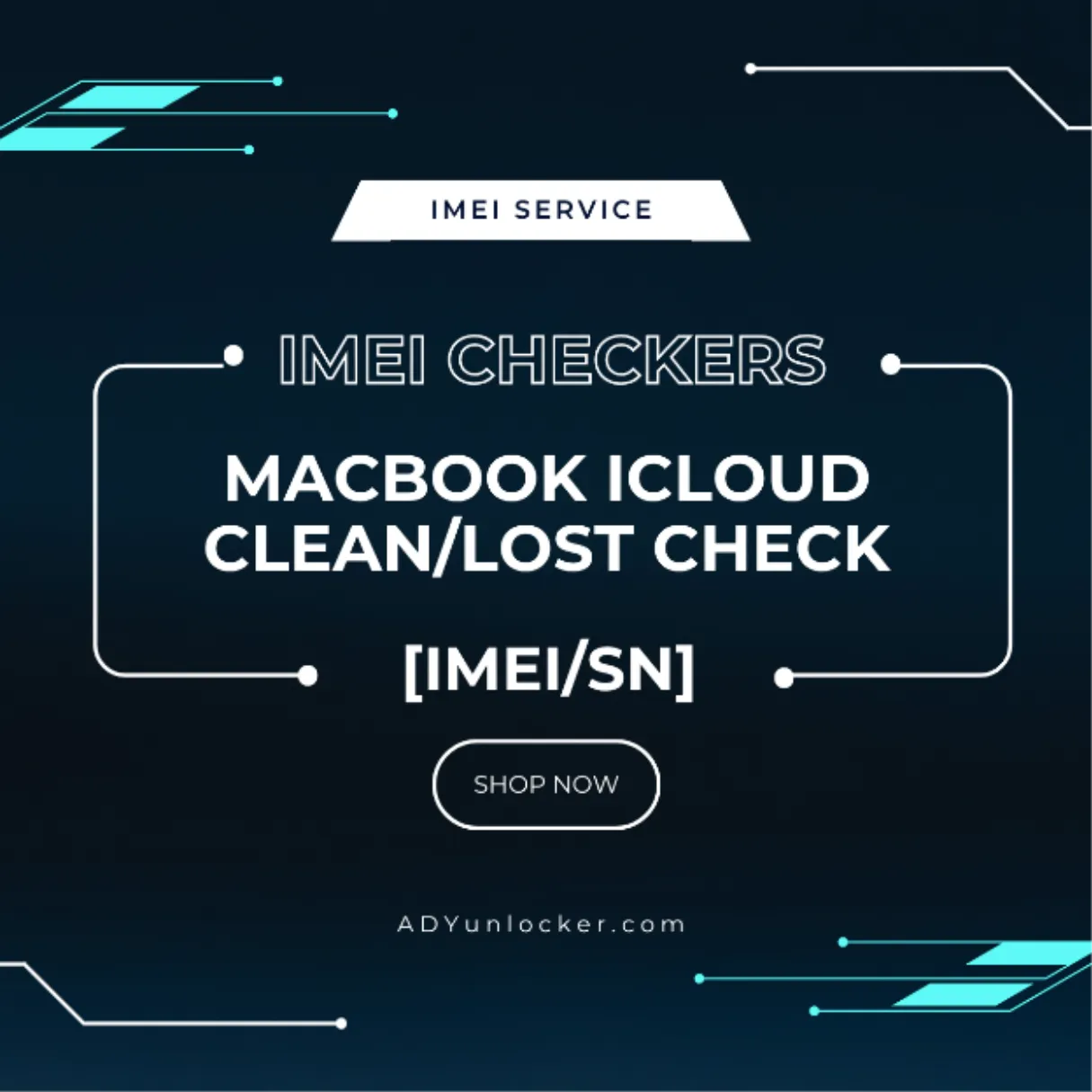 MacBook iCloud Clean/Lost Check [IMEI/SN]