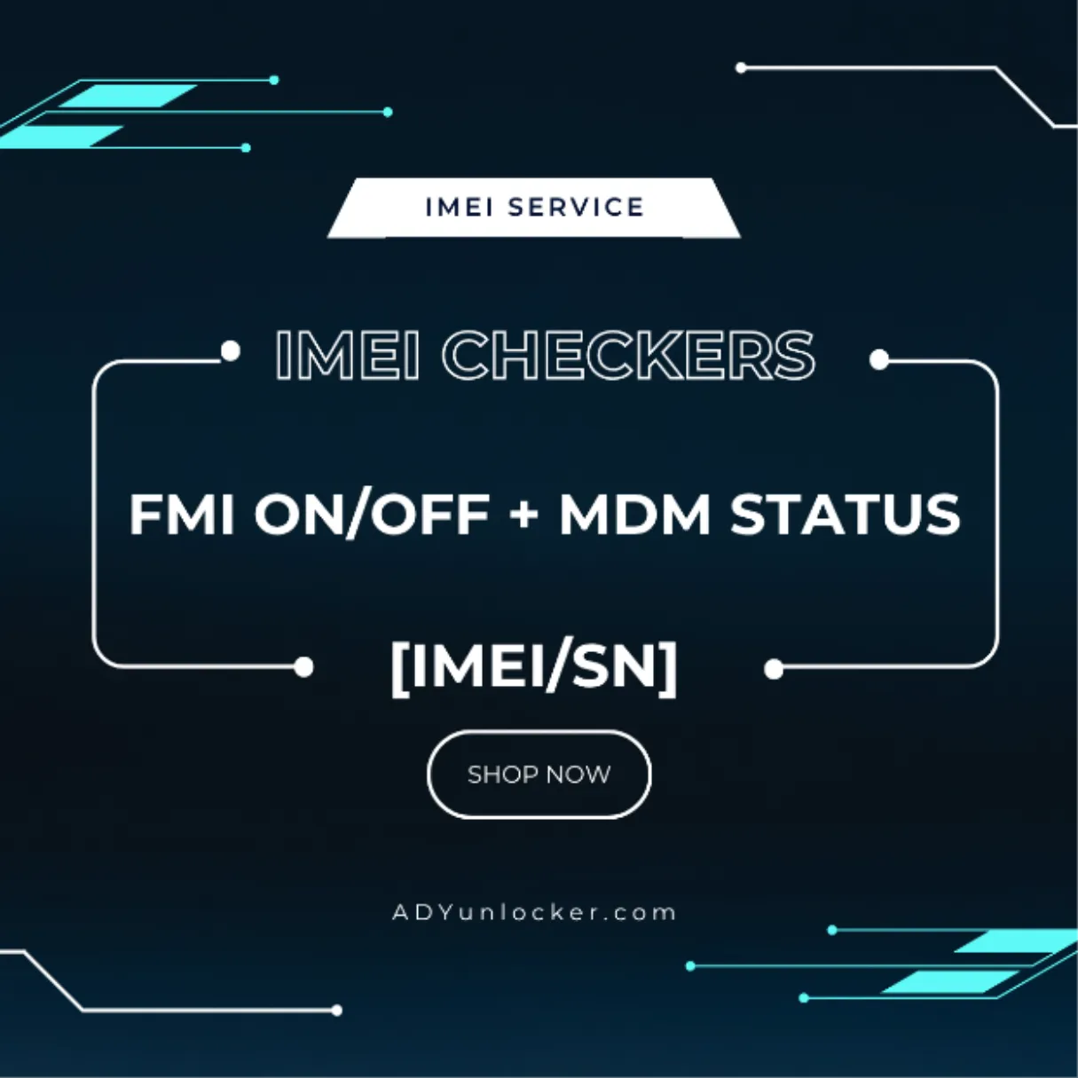 FMI On/Off + MDM Status [IMEI/SN]