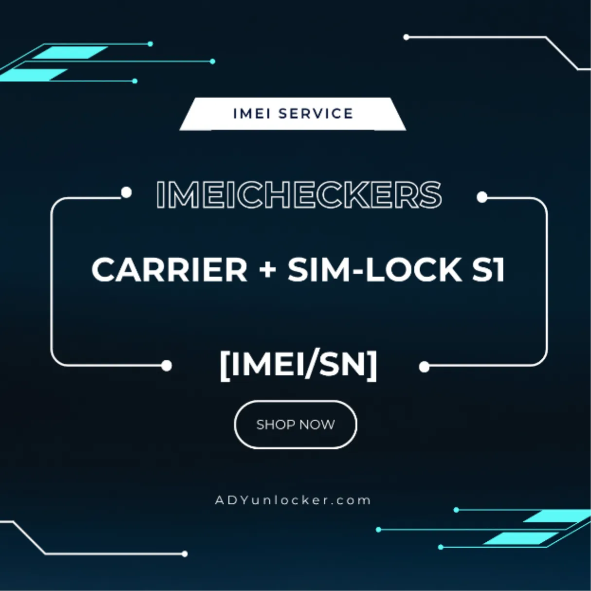 Carrier + SIM-Lock S1 [IMEI/SN]