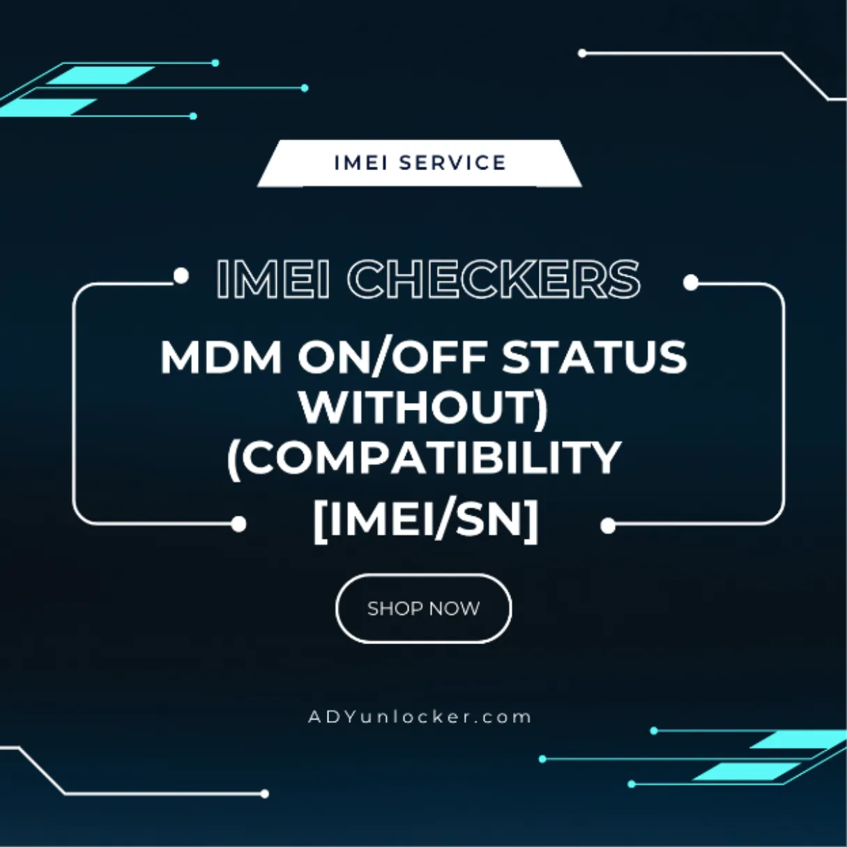 MDM On/Off Status (without compatibility) [IMEI/SN]