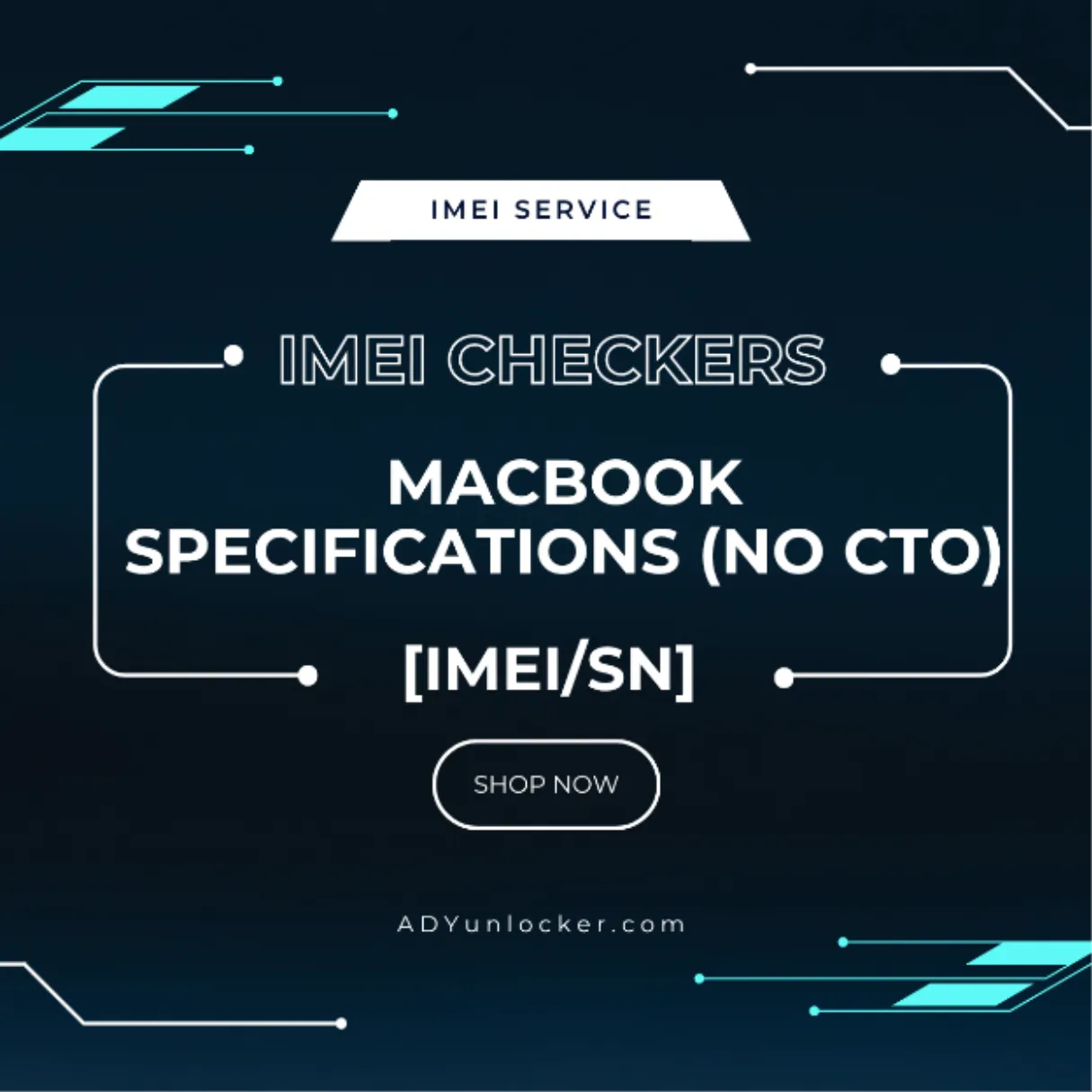 MacBook Specifications (No CTO) [IMEI/SN]