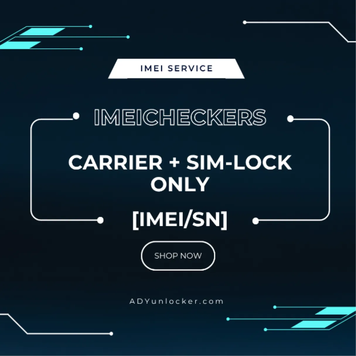 Carrier + SIM-Lock Only [IMEI/SN]