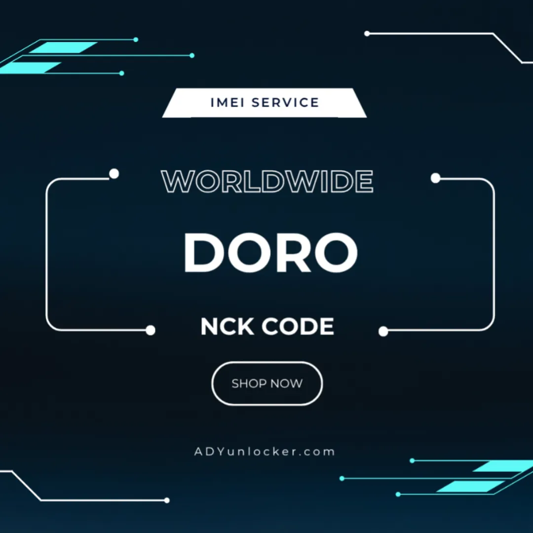 DORO GENERIC PHONE NCK CODE SERVICE WORLDWIDE