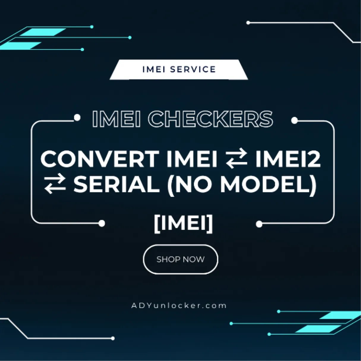 Convert IMEI ⇄ IMEI2 ⇄ Serial (No Model) [IMEI]