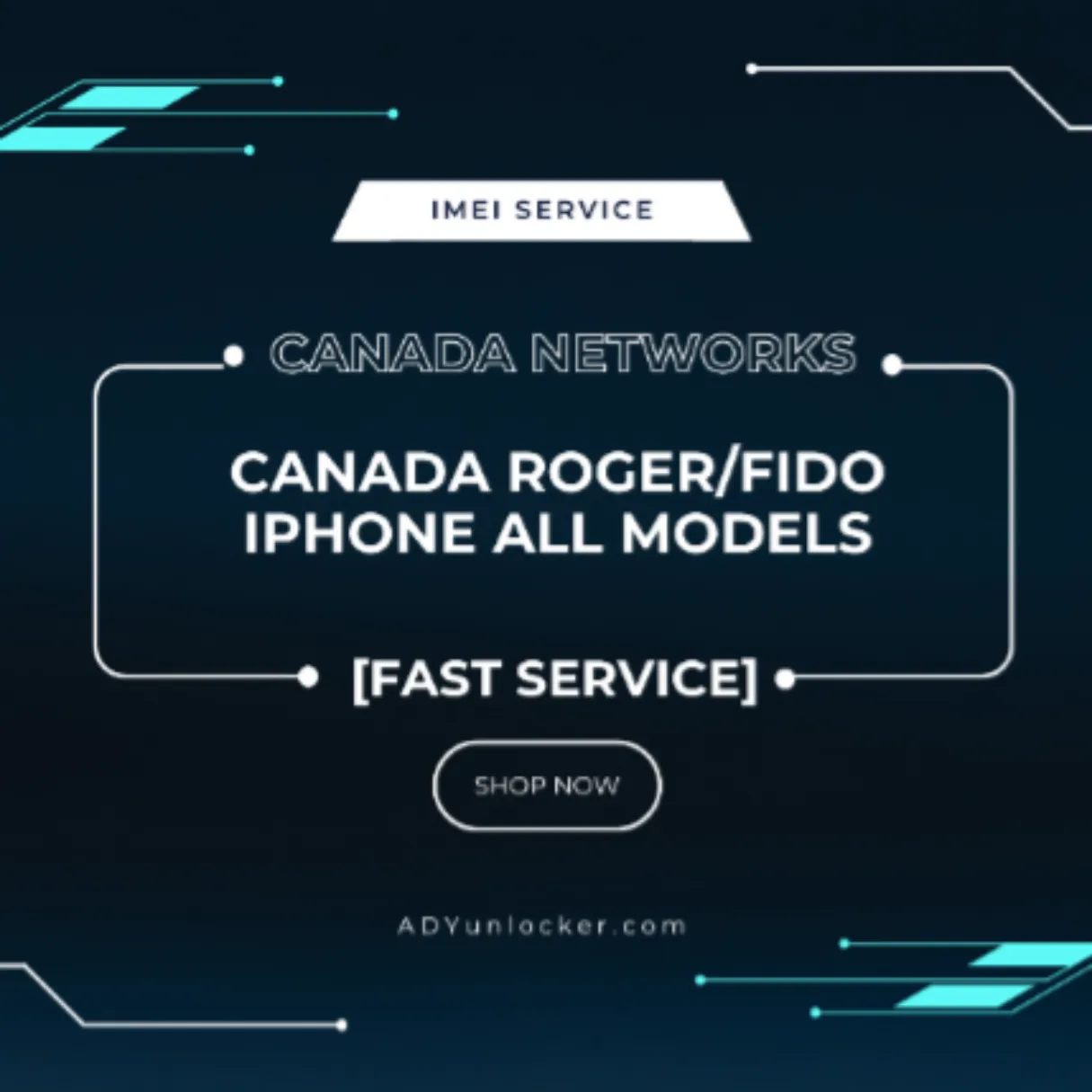 Canada Roger/Fido Iphone All Models(Fast Service)