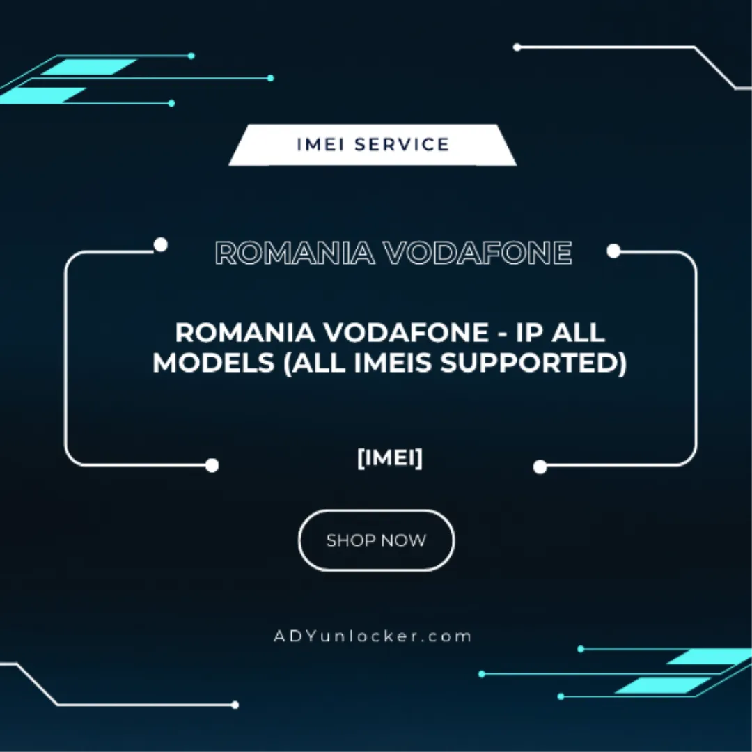 Romania Vodafone - iP All Models (All IMEIS Supported)