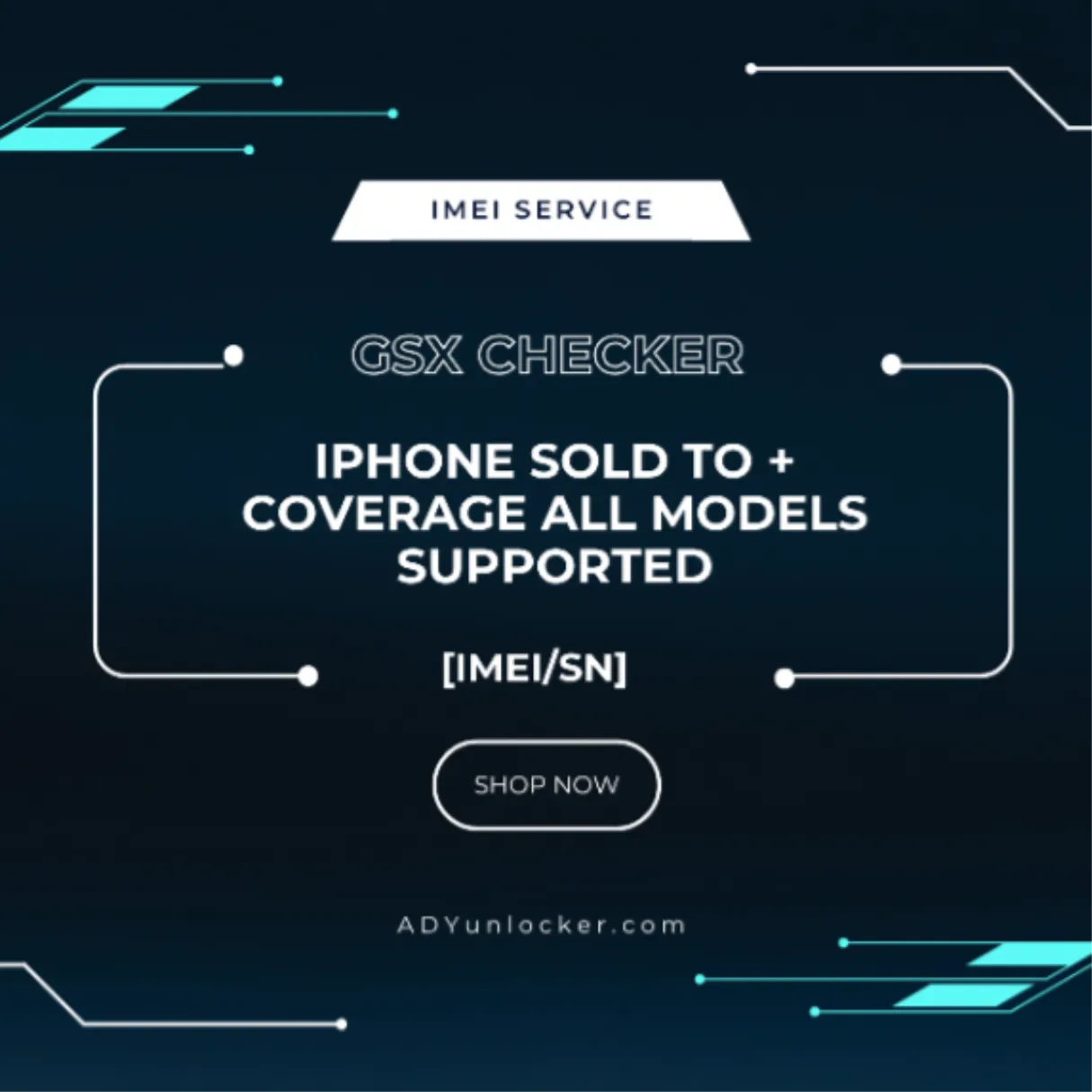 iPhone Sold To + Coverage all Models Supported By IMEI/SN