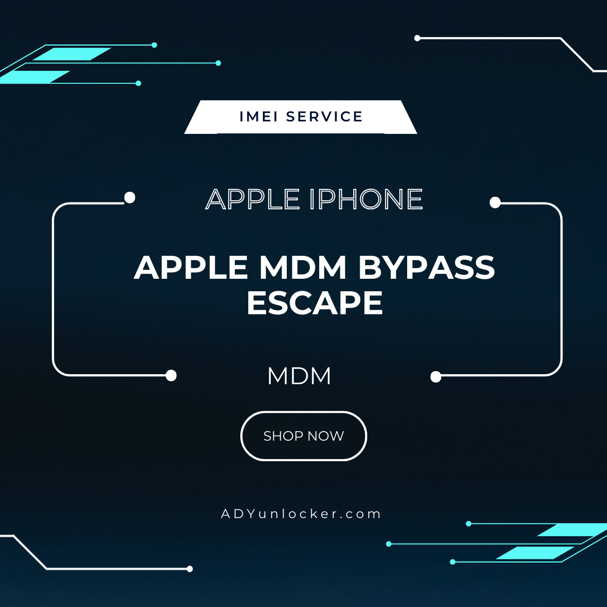 APPLE MDM BYPASS ESCAPE