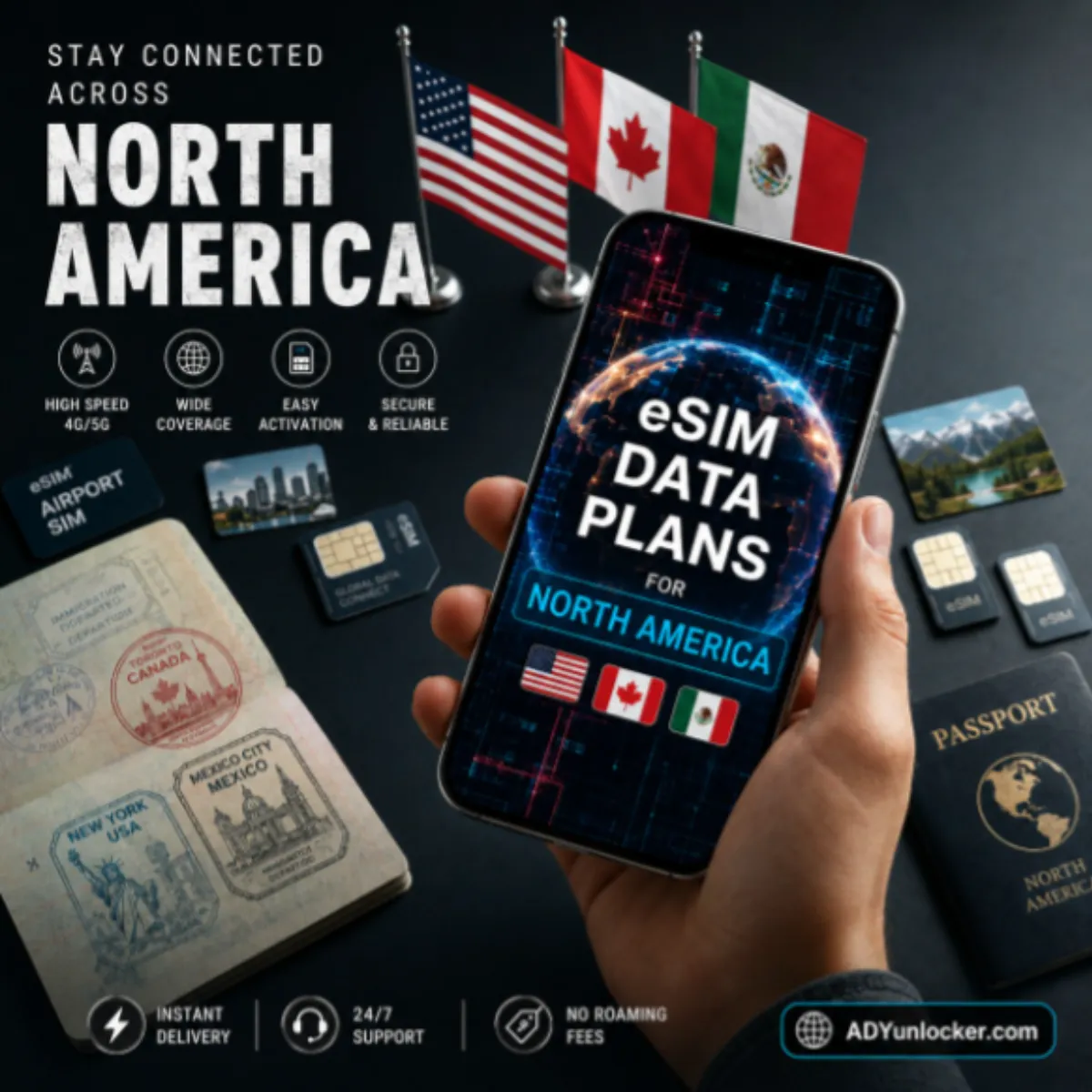 eSIM USA ROAMING 15 Days 2 GB (North America)