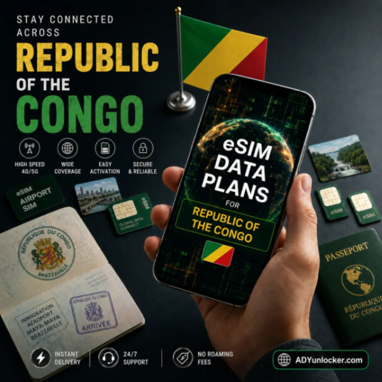 eSIM 1GB 4G Faster 3 Days (CG)