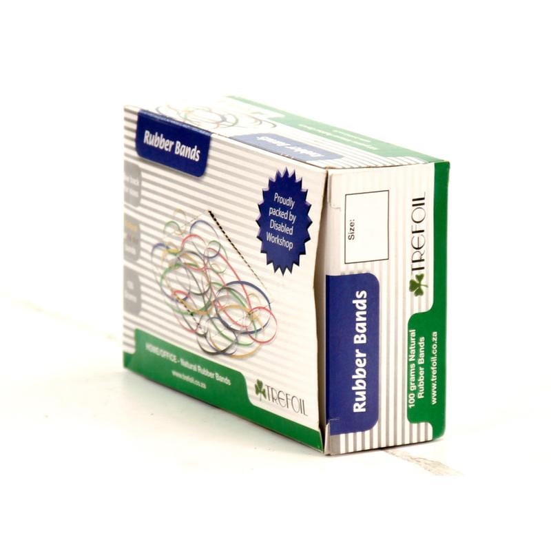 Trefoil Rubber Bands 100g
