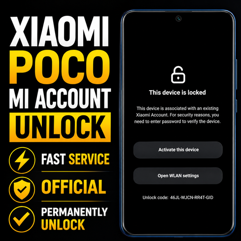Xiaomi Mi Account Lock Remove Service [ OMAN ] County Clean