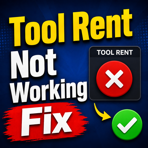 Tools Rent Refund Request ( Wrong Password / Not Working ) With Proof