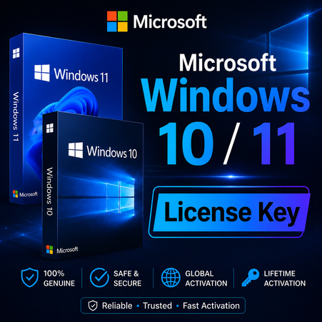 Microsoft Windows 10 / 11 Workstation - 1 PC (Lifetime)
