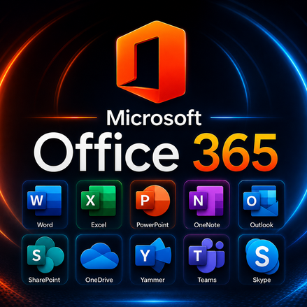 Microsoft Office 365 [ Genuine Account ] Lifetime 5TB - Plan E3 ✅