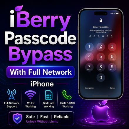 iBerry iPhone SE (2020) Passcode Bypass Full Signal iOS17-27✅️