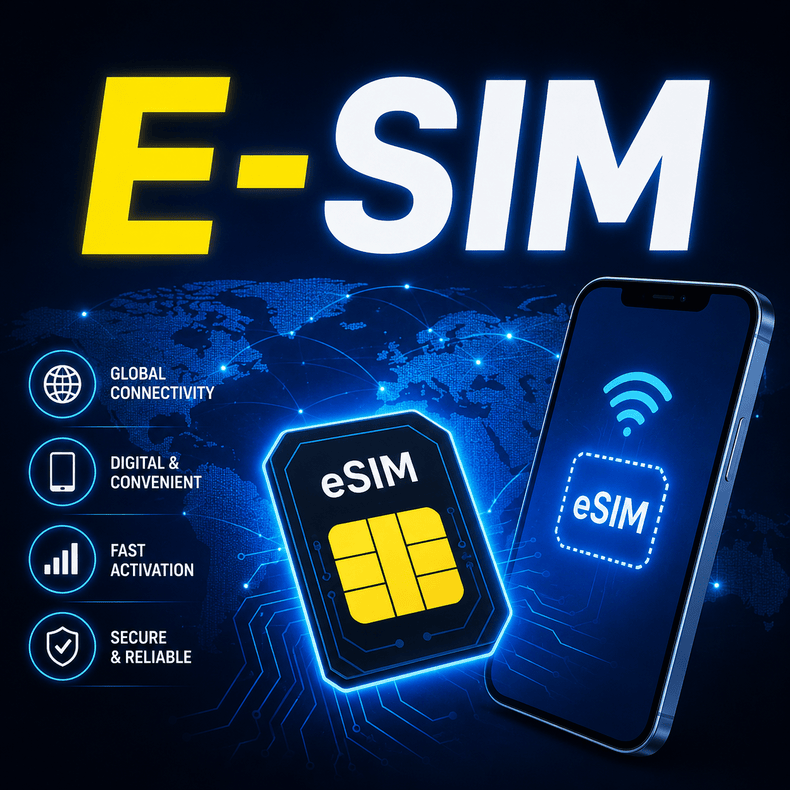 E-SIM QR Code (Check Description)