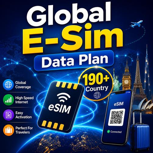 Orbitmobile E-Sim Global interet (3 GB / 30 Days)