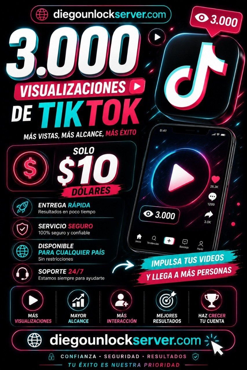 TikTok Video Views | Instant! | Speed 2M/D