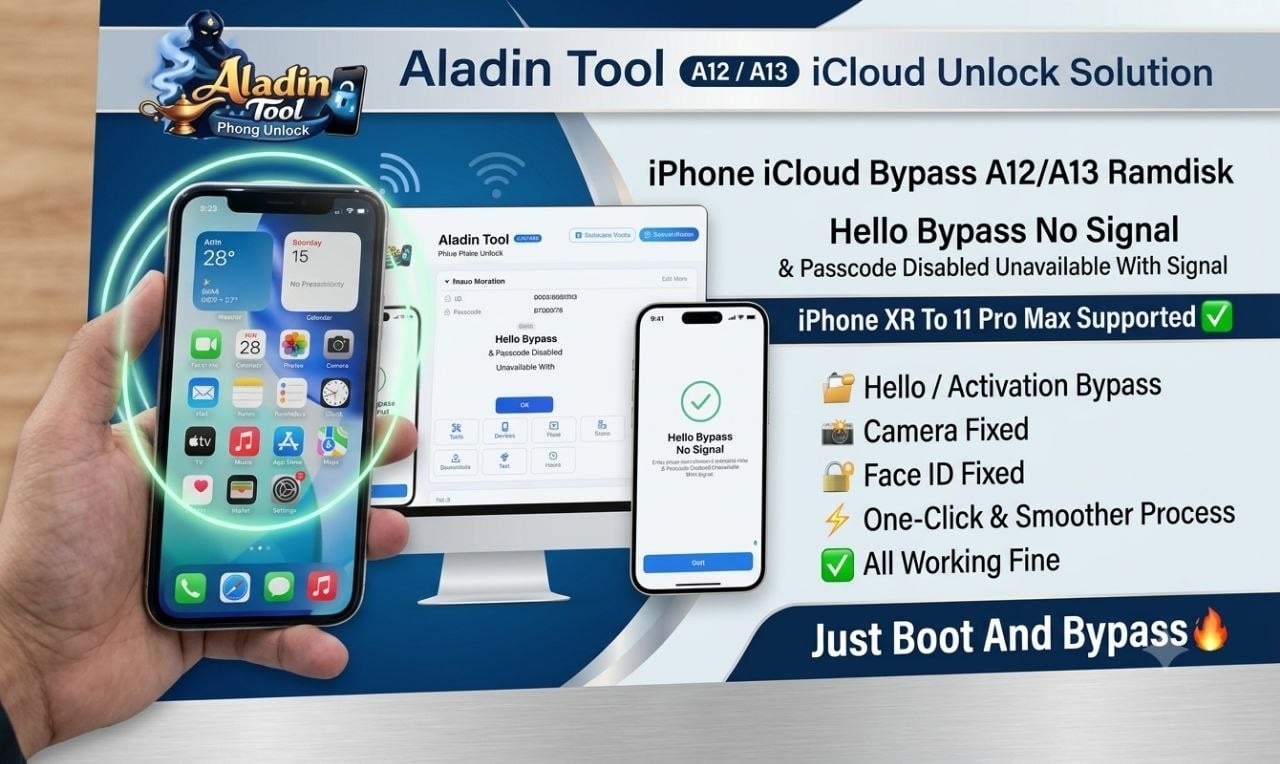 Aladin Tool Icloud ECID Register for Bypass