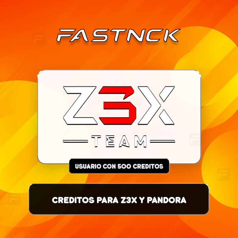 Creditos para Z3X - Pandora - Usuario Nuevo con 500 Creditos