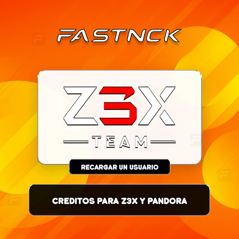 Creditos para Z3X - Pandora - Recargar un Usuario Existente