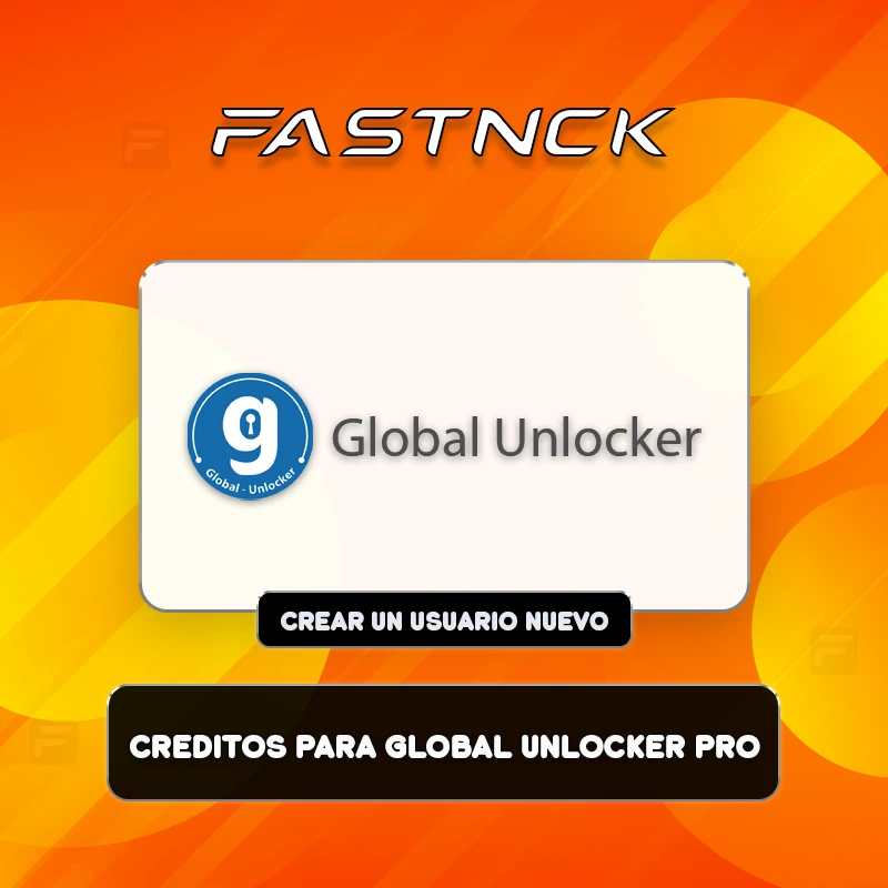 Creditos para Global Unlocker Pro - Crear un Usuario Nuevo