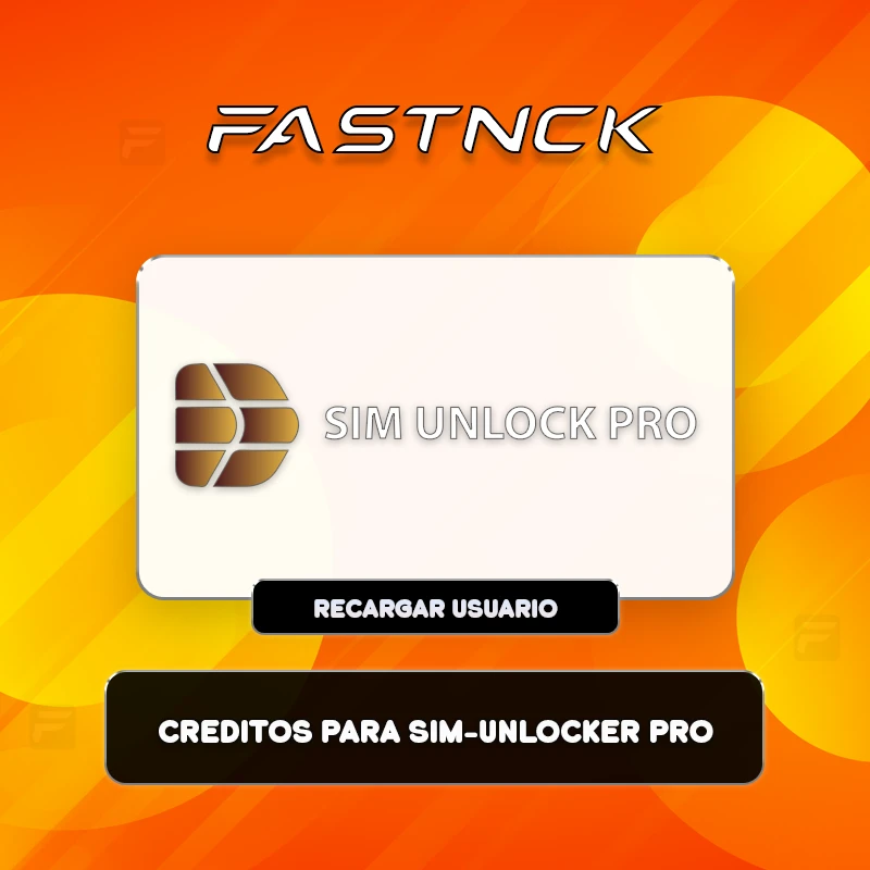 Creditos para SIM-Unlocker PRO - Recargar un Usuario Existente
