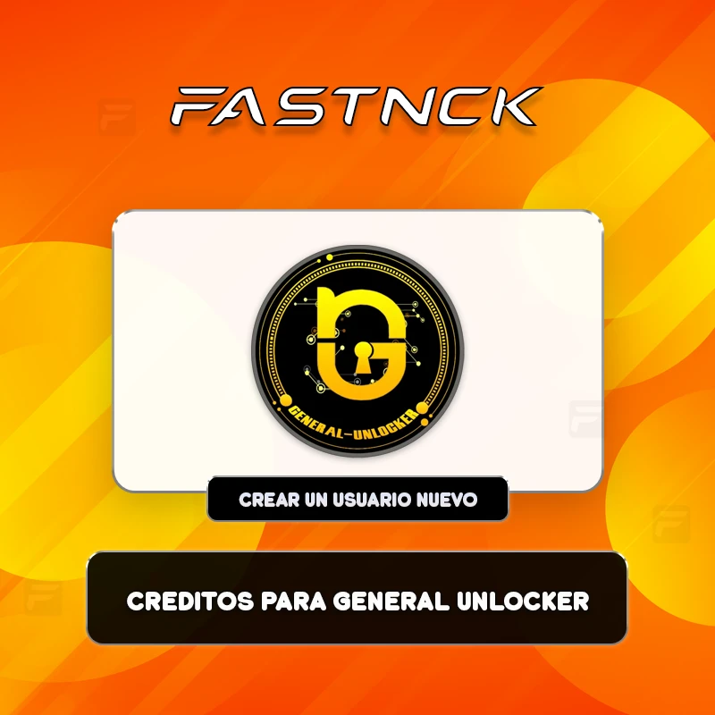 Creditos para General Unlocker - Crear un Usuario Nuevo