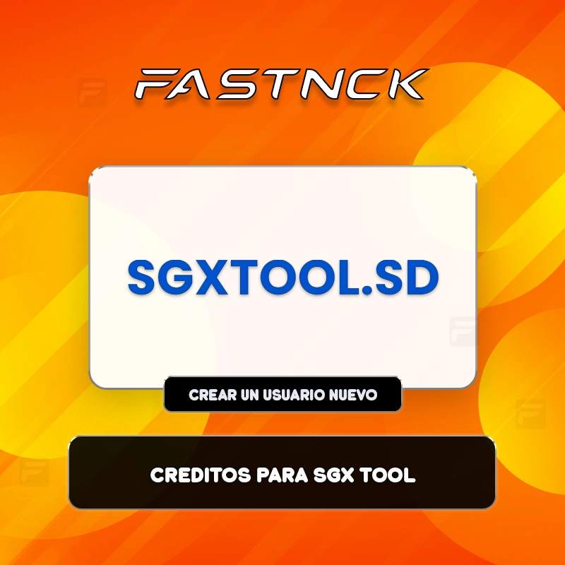 Creditos para SGX Tool - Crear un Usuario Nuevo