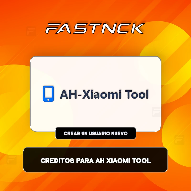 Creditos para AH Xiaomi Tool - Crear un Usuario Nuevo