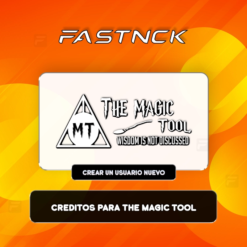 Creditos para The Magic Tool - Crear un Usuario Nuevo