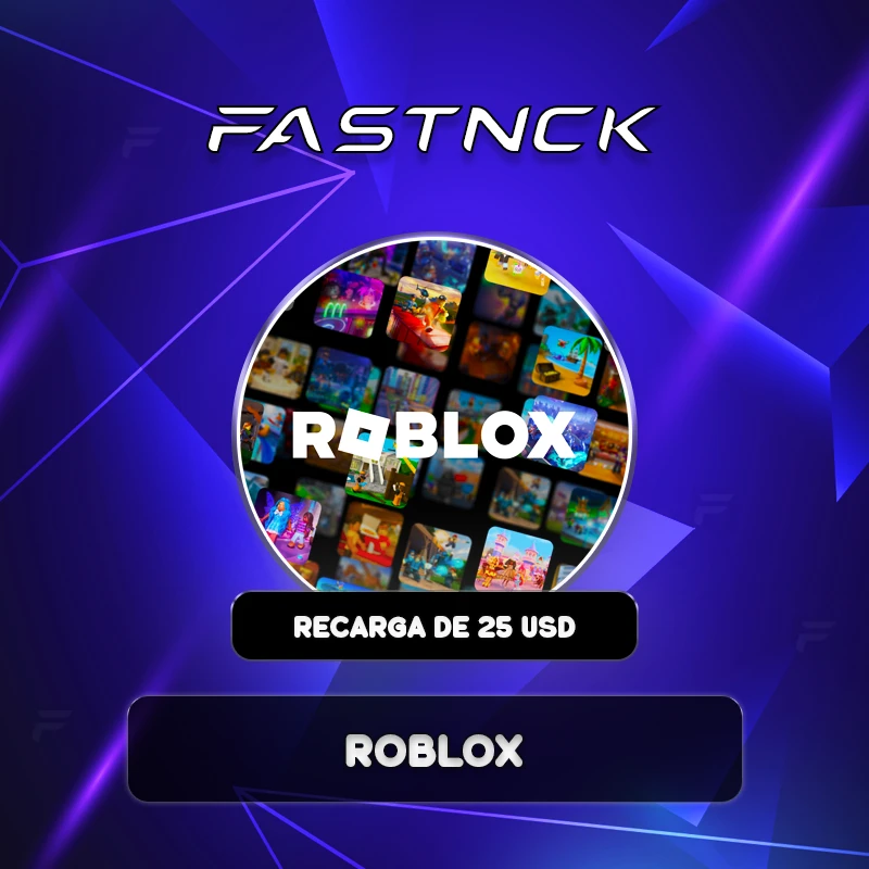 Codigo de Recarga de 25 USD para Roblox