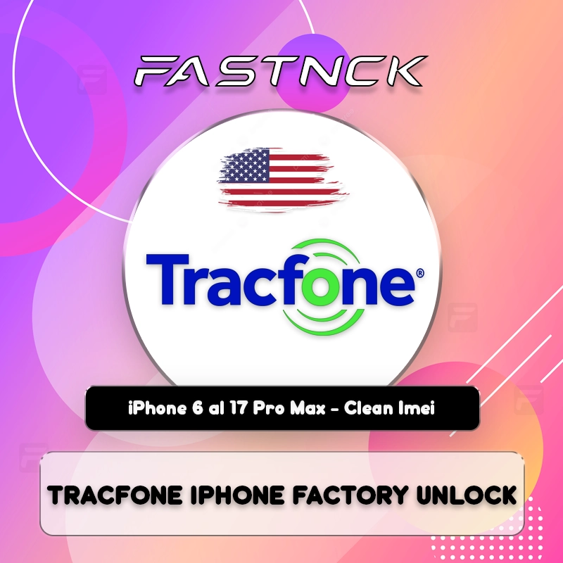 USA Tracfone iPhone Factory Unlock – Todos los Modelos Imei Limpio