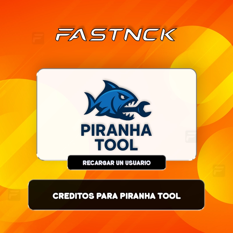 Creditos para Piranha Tool - Recargar un Usuario Existente