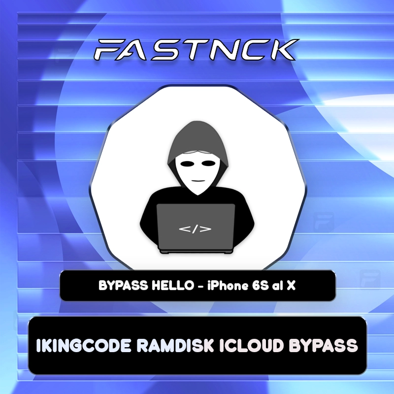 Registros iKingCode RamDisk iCloud Bypass Hello - iPhone 6S al X
